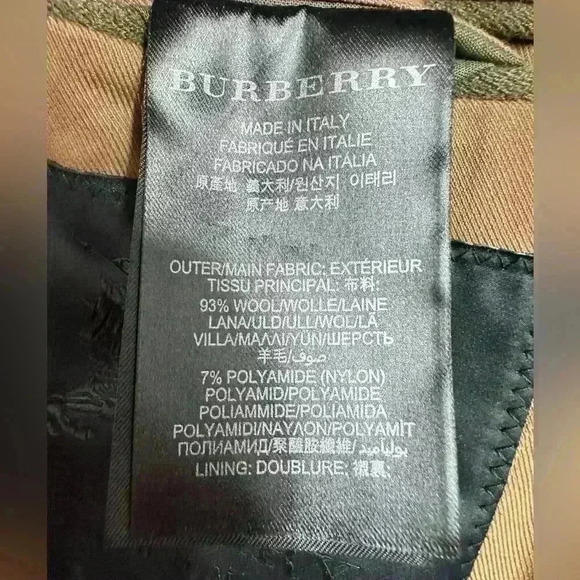 Burberry  Prorsum AW13/14 Wool Trench Coat - Picture 12 of 16